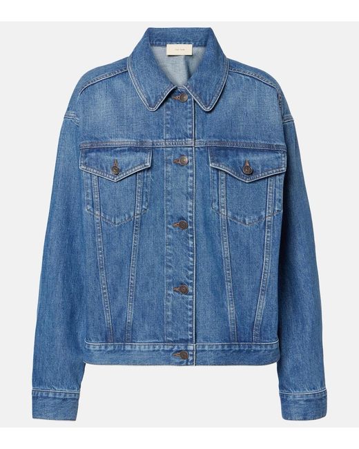 【SALE】the row デニムジャケット The Row Sebilia Denim Jacket in Blue | Lyst