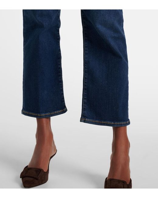 Jeans Regular Le Sleek A Vita Alta di FRAME in Blue