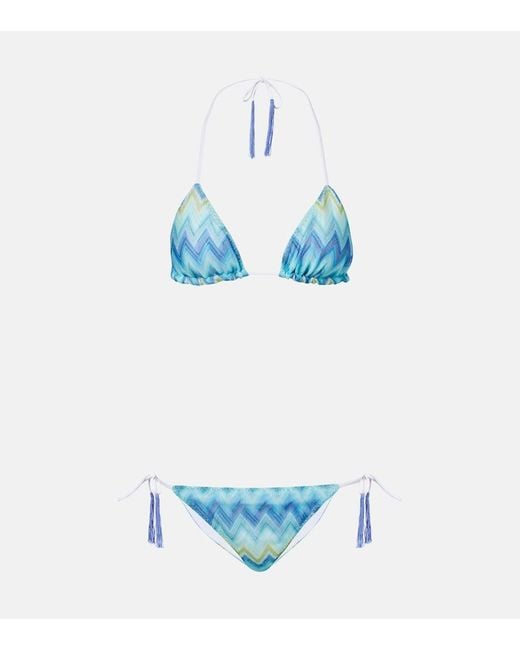Missoni Blue Zig Zag Bikini