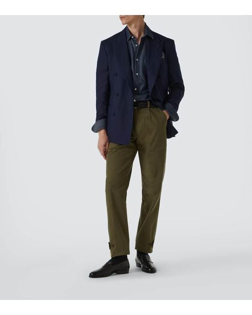 Dunhill Hemd Aus Chambray in Blue für Herren
