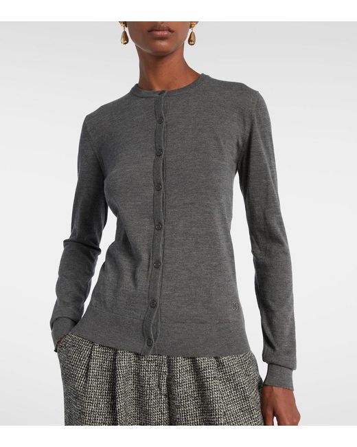 Dolce & Gabbana Gray Cashmere Cardigan