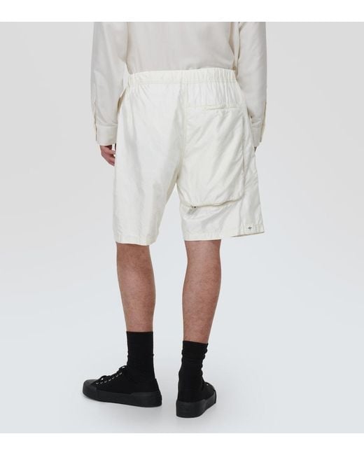 Jil Sander White Technical Shorts for men