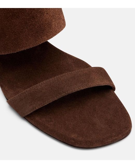 Paris Texas Brown Ava Suede Mules