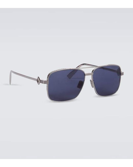 Occhiali Da Sole Squadrati Cd Diamond di Dior in Blue da Uomo