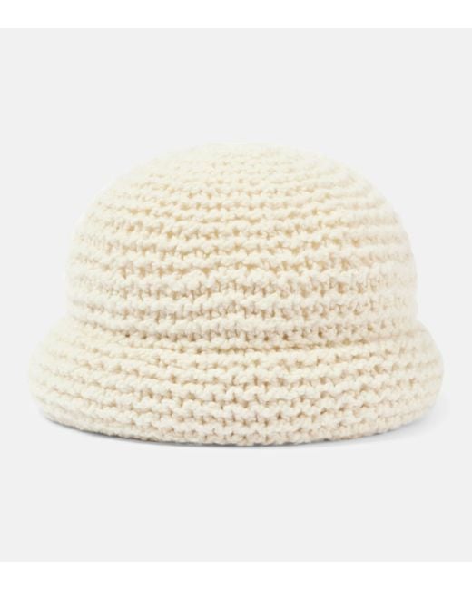 Loro Piana Natural Folecchio Cashmere And Silk Beanie