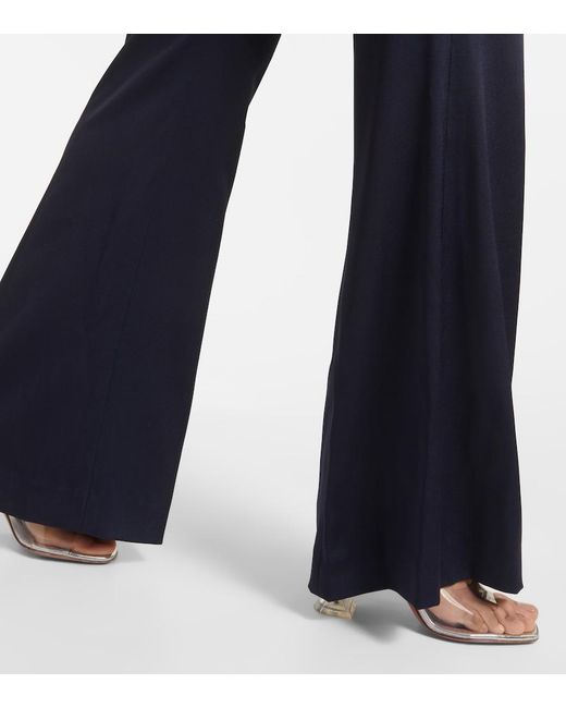 Galvan Blue Jumpsuit Avedon Globe Aus Satin