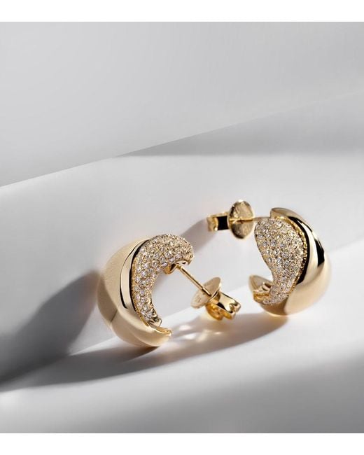 SHAY White 18Kt Earrings With Diamonds