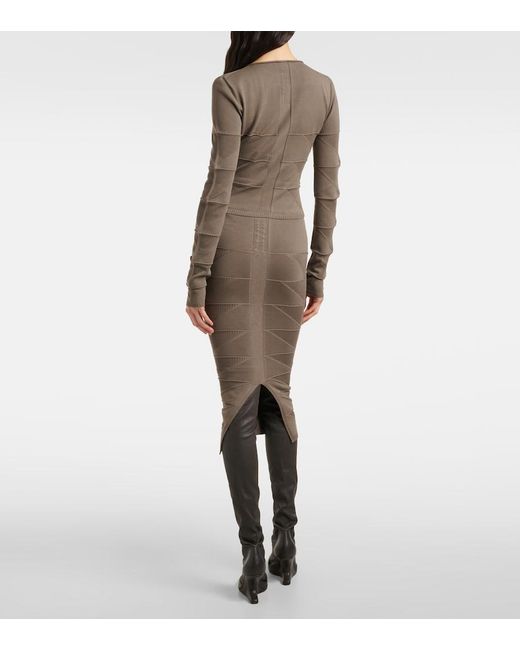 Rick Owens Gray Jersey Top