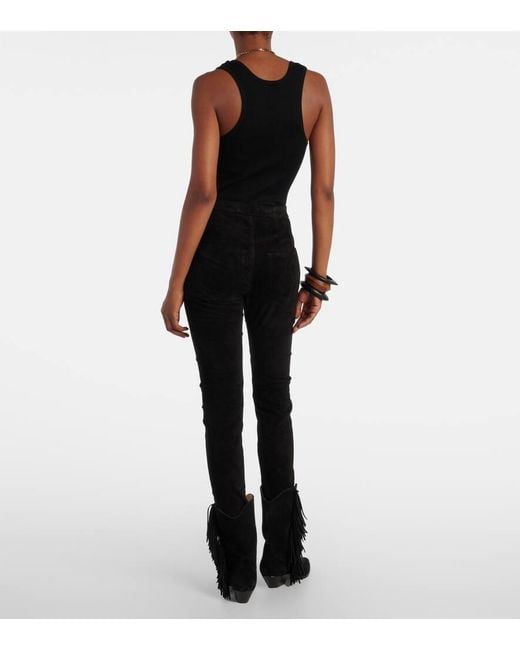 Pantalones Slim Dorothea De Ante Isabel Marant de color Black
