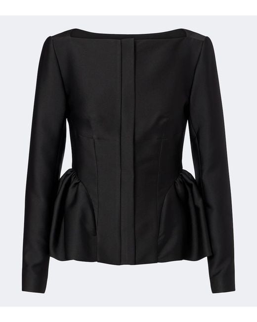 Roland Mouret Black Peplum Jacket