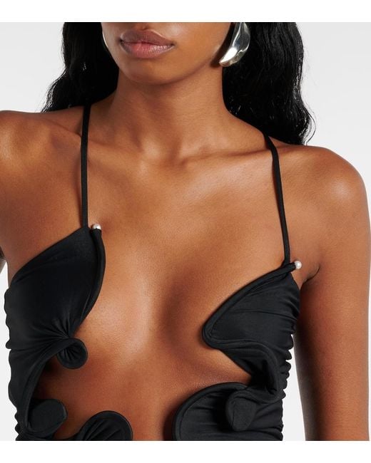 Christopher Esber Black Molded Venus Bodysuit