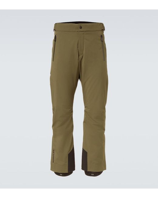 Moncler Green High Performance Ski Pants for men