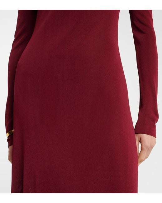 Altuzarra Red Jersey Midi Dress