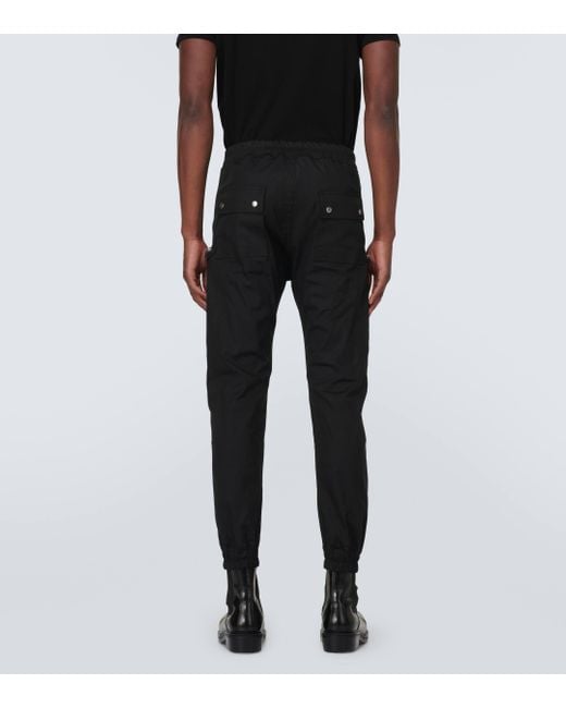 Pantalon de survetement Bauhaus en coton Rick Owens pour homme en coloris Black