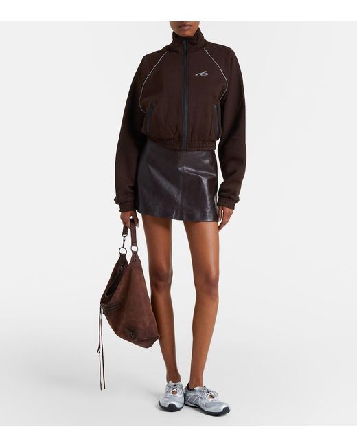 Balenciaga Brown Le City Medium Suede Tote Bag