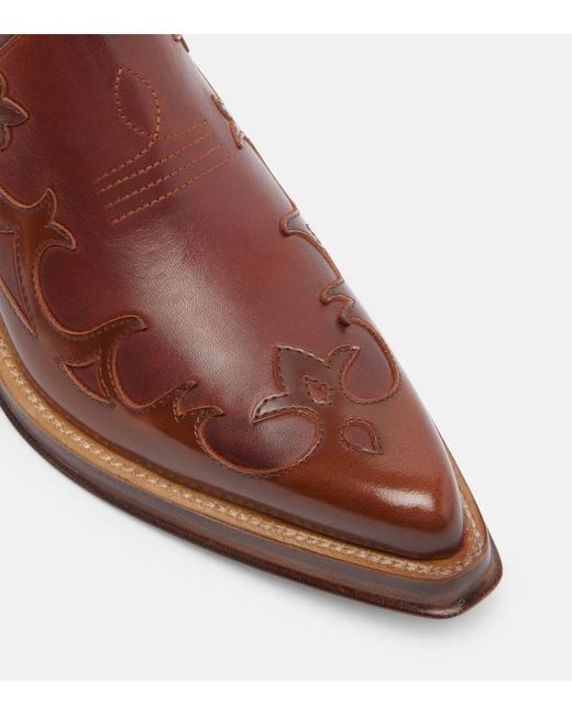 Gabriela Hearst Brown Temperance Leather Mules