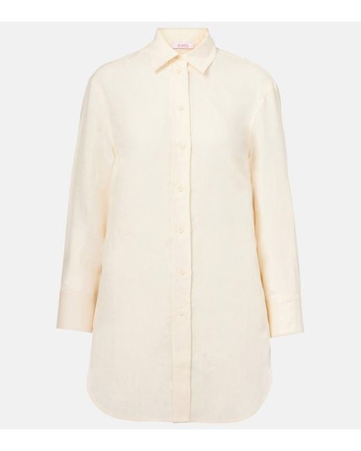 Eres White Mignonette Linen Shirt