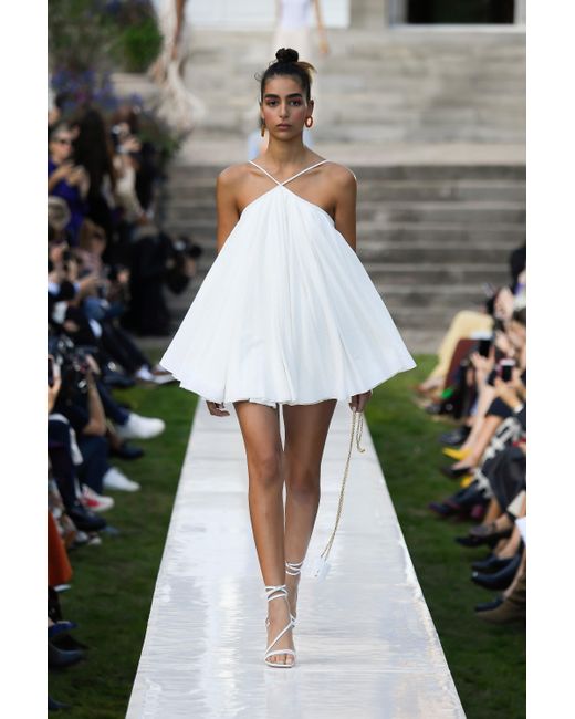 Jacquemus La Robe Belluno Jacquard Minidress in White Lyst