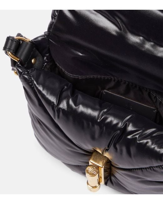 Moncler Black Puf Mini Crossbody Bag