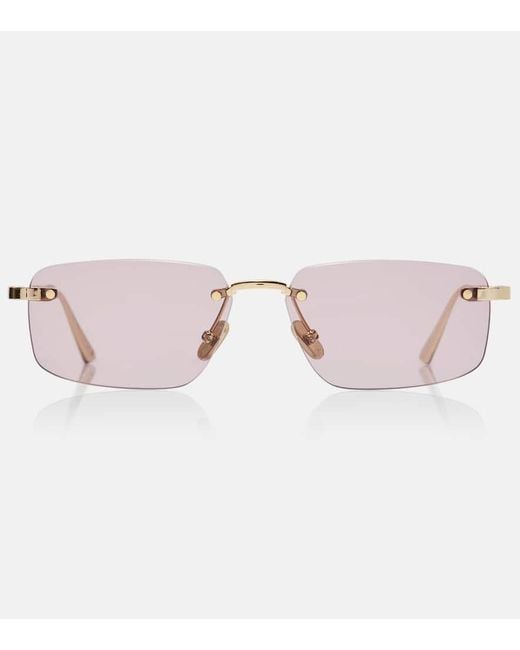 Dior Pink Cdior S4U Rectangular Sunglasses