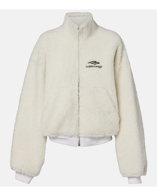 Balenciaga Natural Shearling Jacket