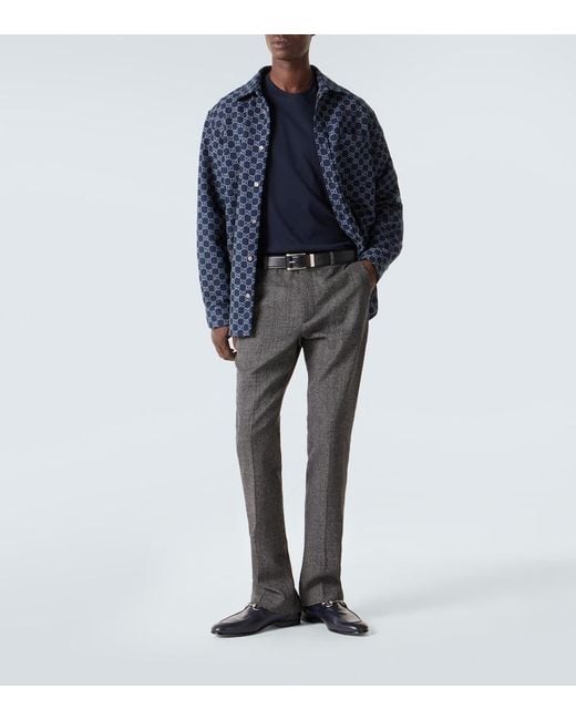 Gucci Blue Loafers for men