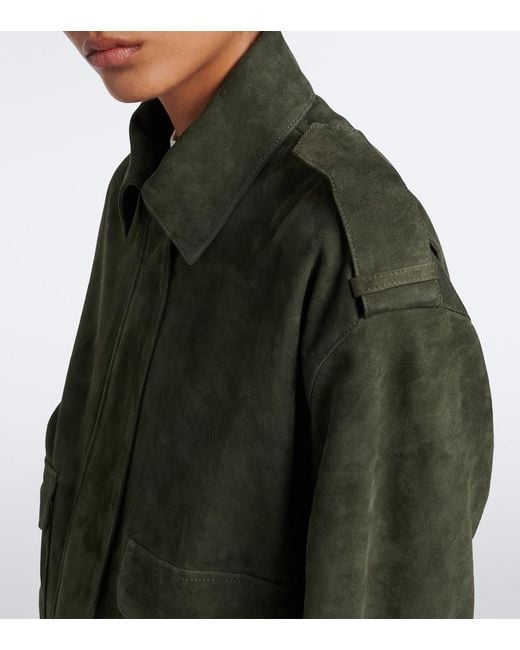 Arma Green Halti Suede Blouson Jacket