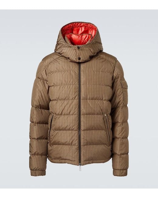 Moncler Brown Jonage Hooded Down Jacket for men
