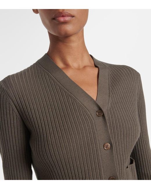 Joseph Brown Wool-Blend Cardigan