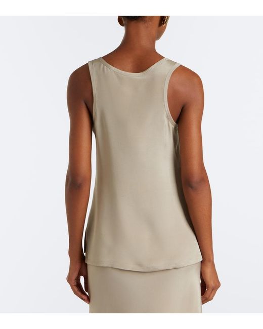 Max Mara Natural Silk Crepe De Chine Top