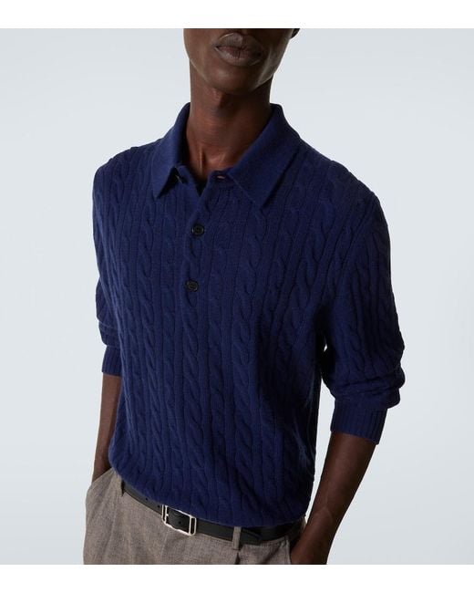 Polo di arch4 in Blue da Uomo