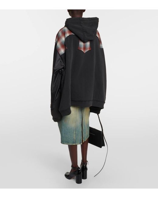 X Pendleton sudadera con capucha de algodon Maison Margiela de color Black