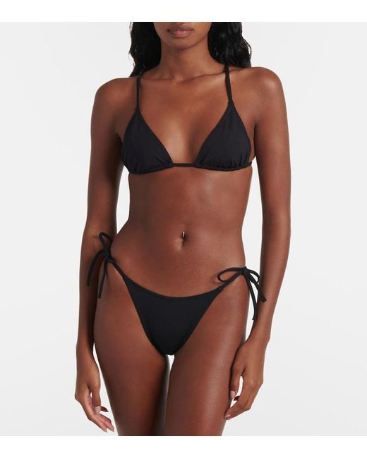 Eres Black Polyamide Bikini Bottoms With Elastane