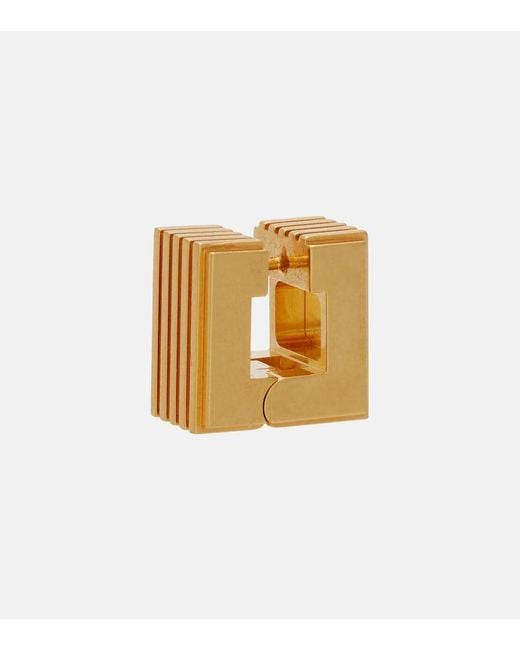 Khaite White Empire 18Kt-Plated Earrings