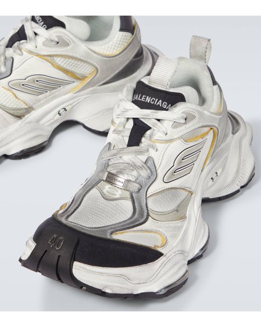 Balenciaga White Cargo Sneakers for men