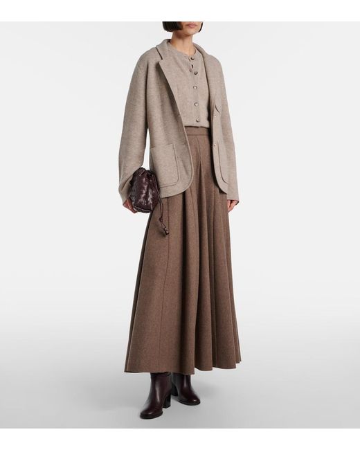 Jardin Des Orangers White Cashmere Cardigan