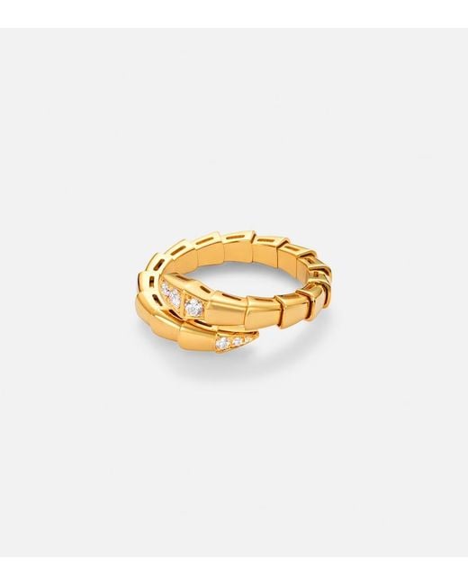 Anello Serpenti Viper di BVLGARI in Metallic