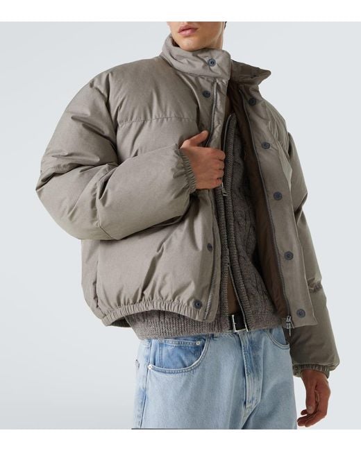 Our Legacy Wattierte Jacke Inhale Puffa in Natural für Herren