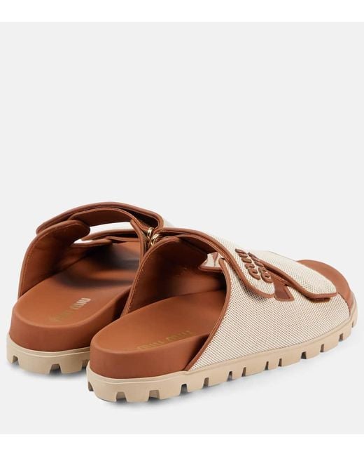 Sandali di Miu Miu in Brown