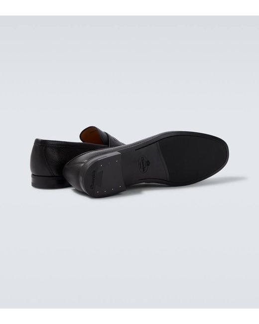 Church's Black Milton Leather Penny Loafers for men