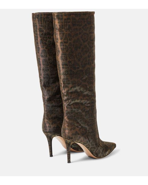 rossi leopard boots