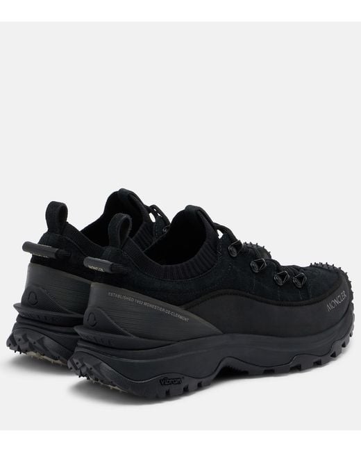 Moncler Black Trailgrip Lite3 Sneakers