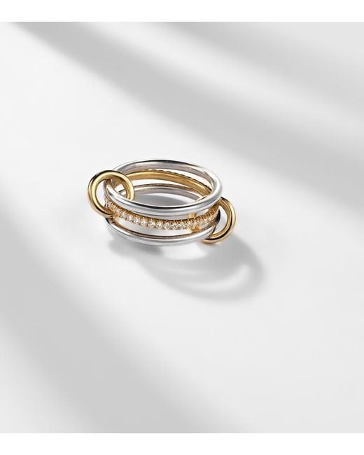 Spinelli Kilcollin White Sonny 18Kt And Ring With Diamonds
