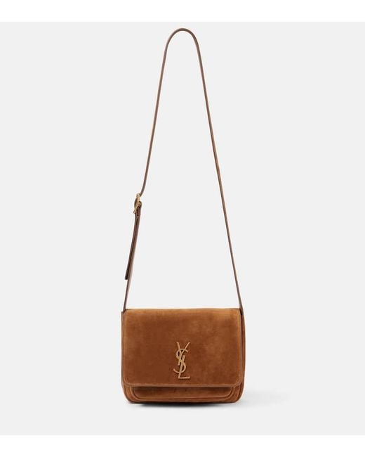 Borsa A Tracolla Niki di Saint Laurent in Brown