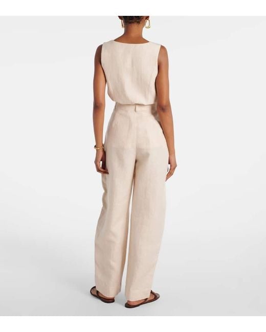 Posse Natural Hose Lucille Aus Leinen
