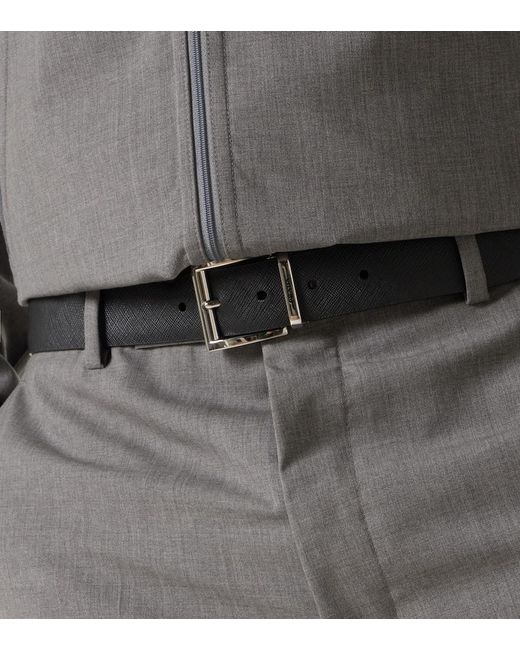 Prada Guertel Aus Leder in Black für Herren