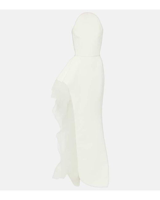 Vestido de novia Epitome de crepe Maticevski de color White