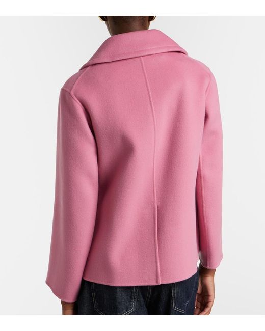 Max Mara Pink Wool Jacket