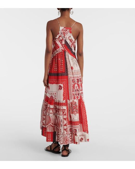 Abito Midi Sabbage di Isabel Marant in Red
