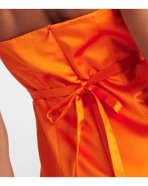Patou Orange Minikleid